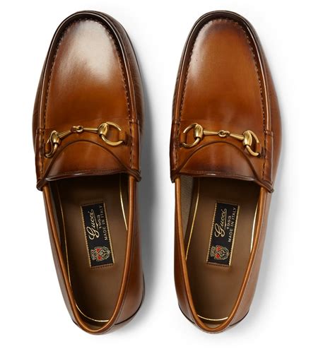 gucci mens horsebit loafers brown|men gucci loafers brown style.